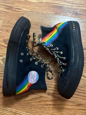 Converse High Top Platform Pride Size 12